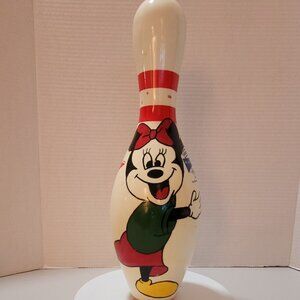 Vintage Hand Painted Minnie Mouse Official  Amflite II AMF Bowling Pin WIBC ABC